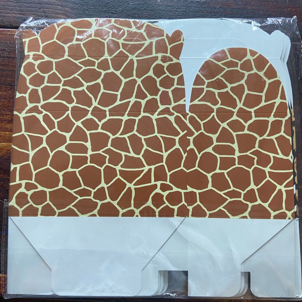 Animal safari Birthday favor boxes set of 12